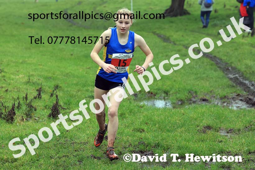 Girls under-13s 2023 NECAA Cross Country Relays, Thornley Hall Farm, Peterlee, County Durham. Photo: David T. Hewitson/Sports for All Pics